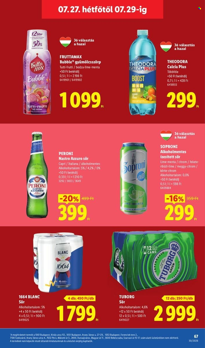 Lidl akciós újság érvényes:  - 2026.07.23 - 2026.07.29. 67. oldal Oldal 67
