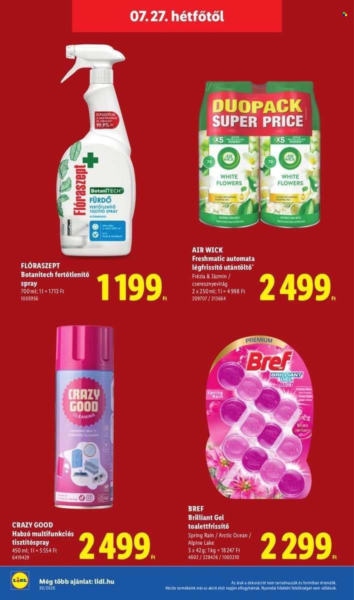 Lidl akciós újság érvényes:  - 2026.07.23 - 2026.07.29. 70. oldal Oldal 70