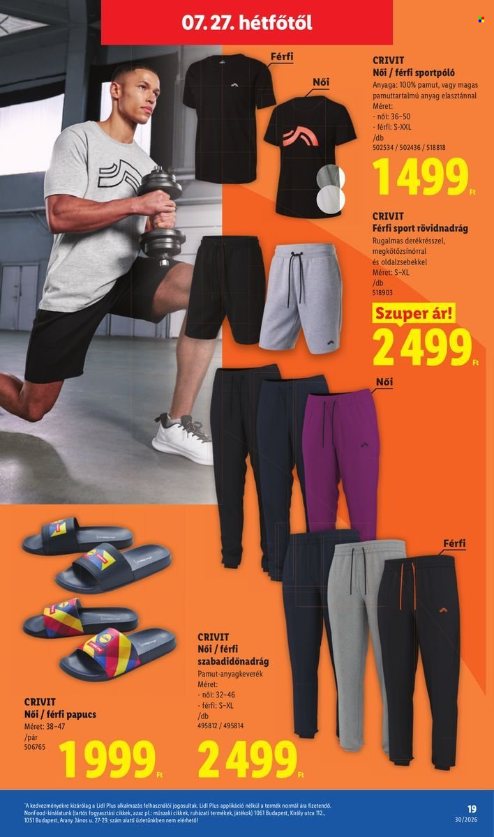 Lidl akciós újság érvényes:  - 2026.07.23 - 2026.07.29. 19. oldal Oldal 19