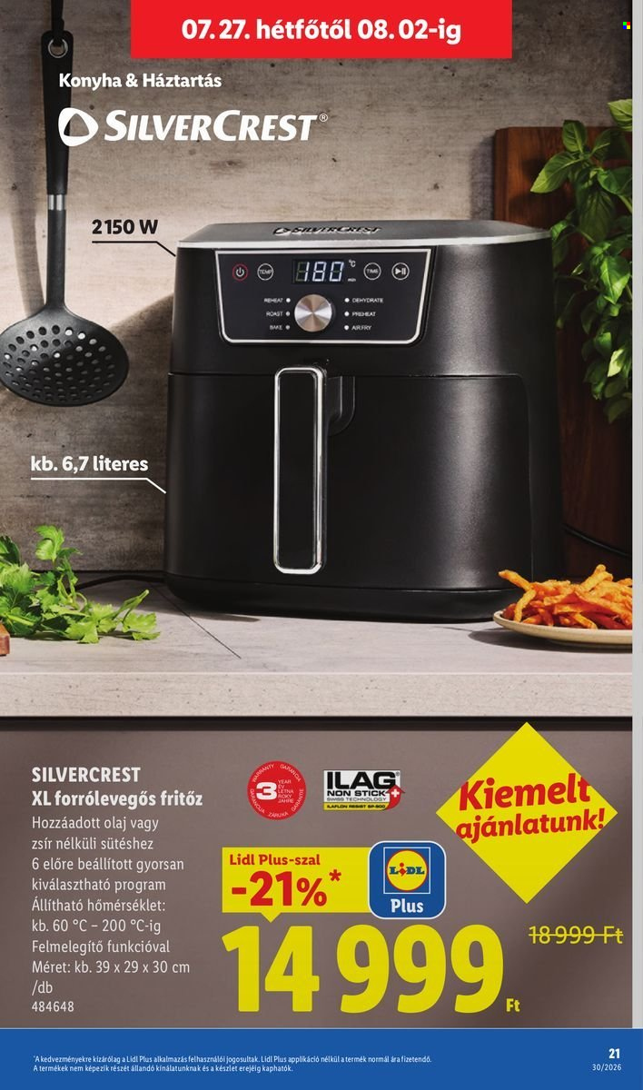 Lidl akciós újság érvényes:  - 2026.07.23 - 2026.07.29. 21. oldal Oldal 21