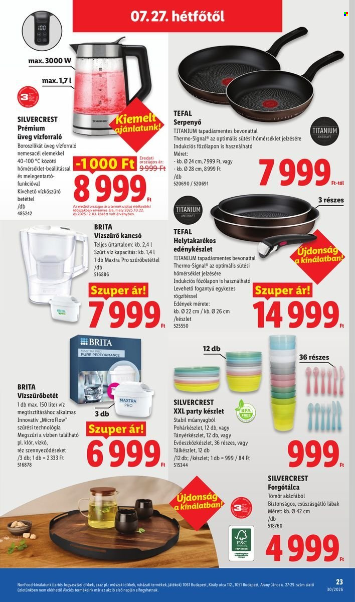 Lidl akciós újság érvényes:  - 2026.07.23 - 2026.07.29. 23. oldal Oldal 23