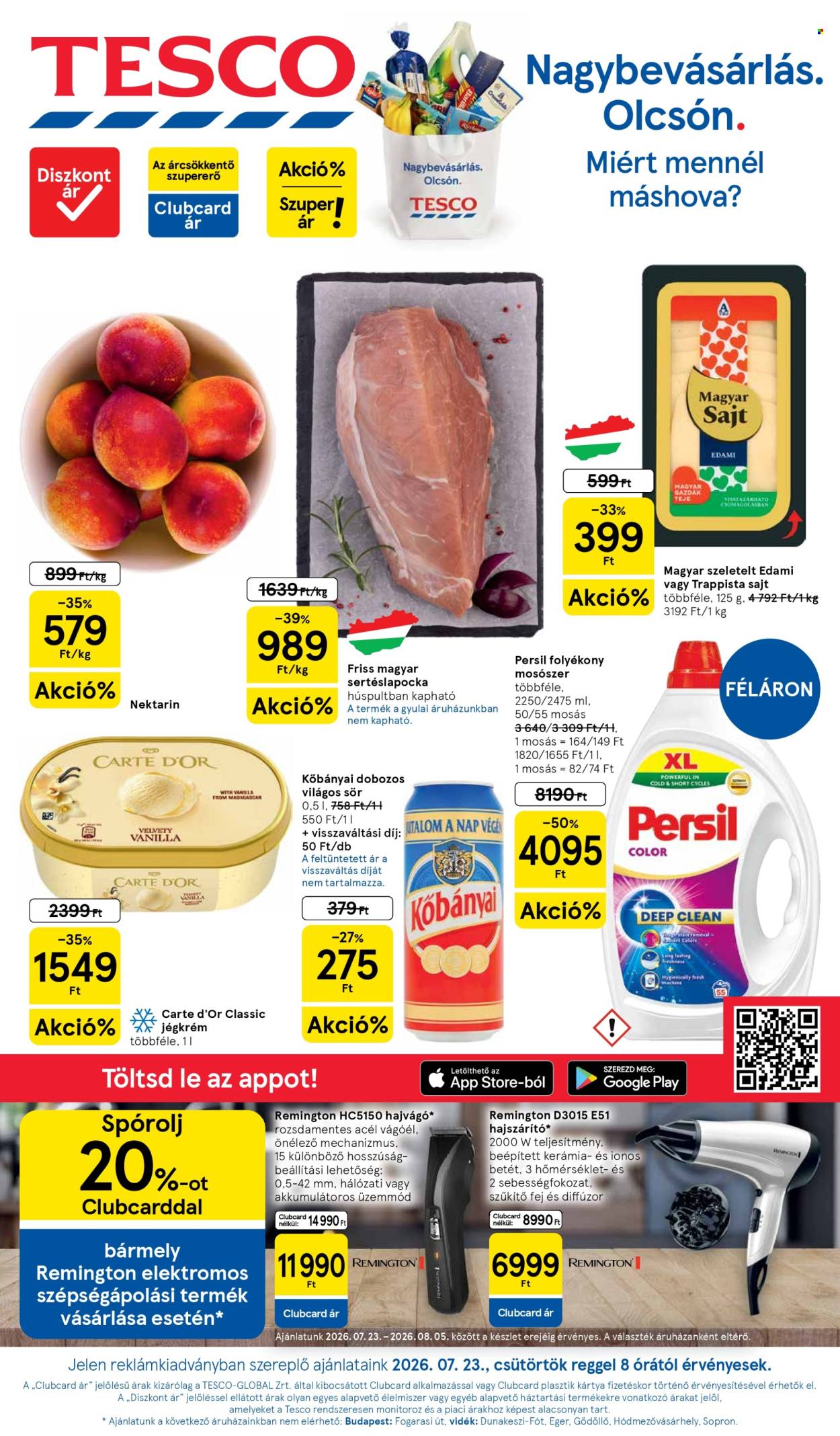 TESCO akciós újság érvényes:  - 2026.07.23 - 2026.07.29. 1. oldal Oldal 1