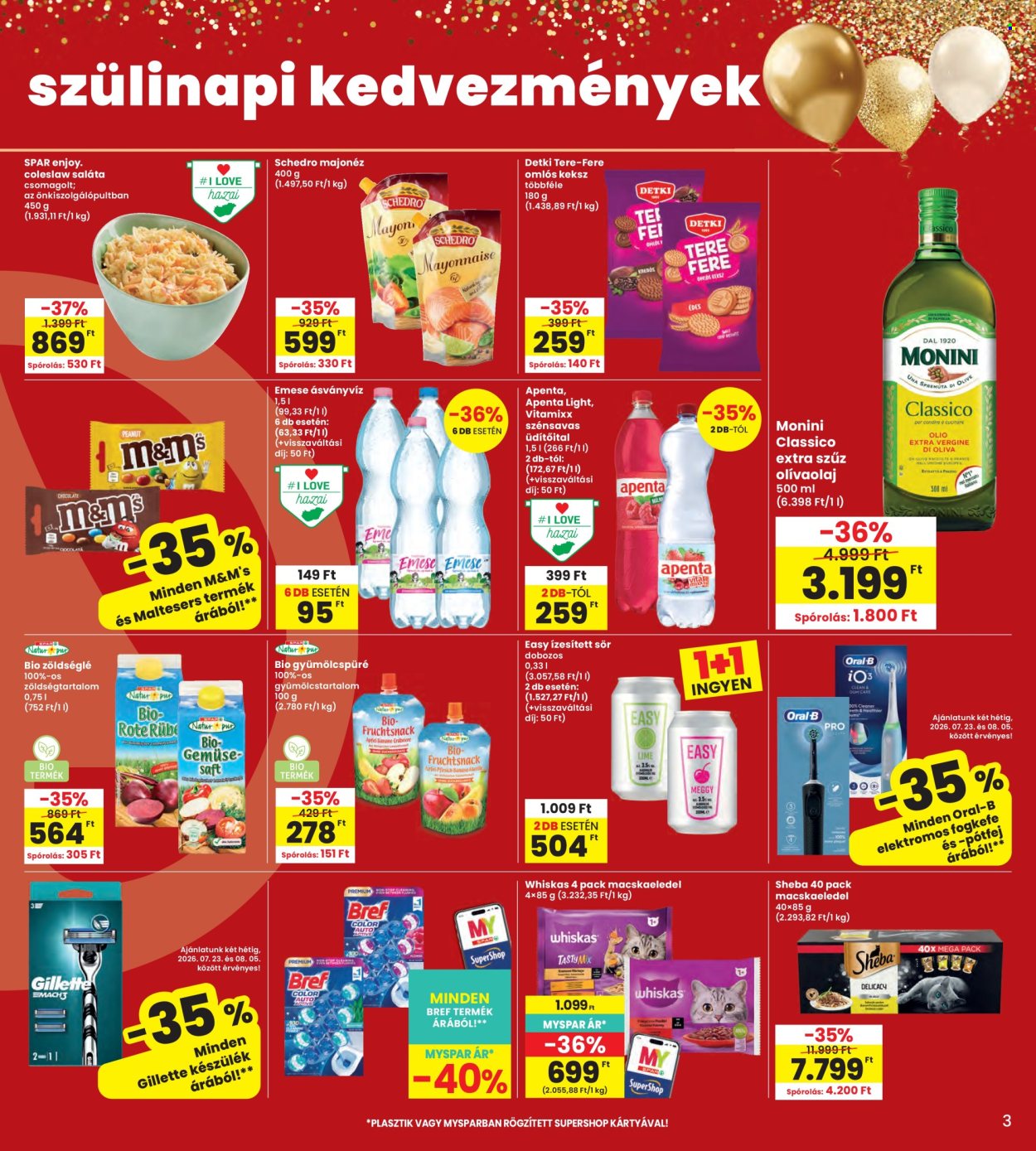 INTERSPAR akciós újság érvényes:  - 2026.07.23 - 2026.07.29. 3. oldal Oldal 3