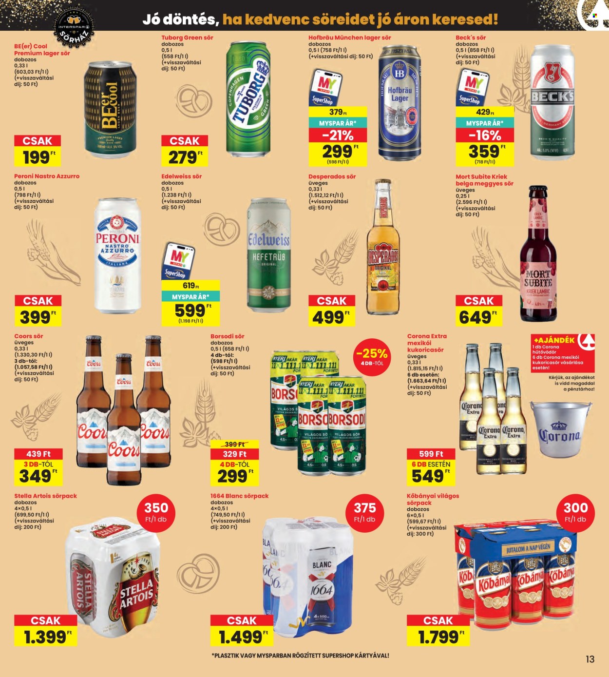 INTERSPAR akciós újság érvényes:  - 2026.07.23 - 2026.07.29. 13. oldal Oldal 13