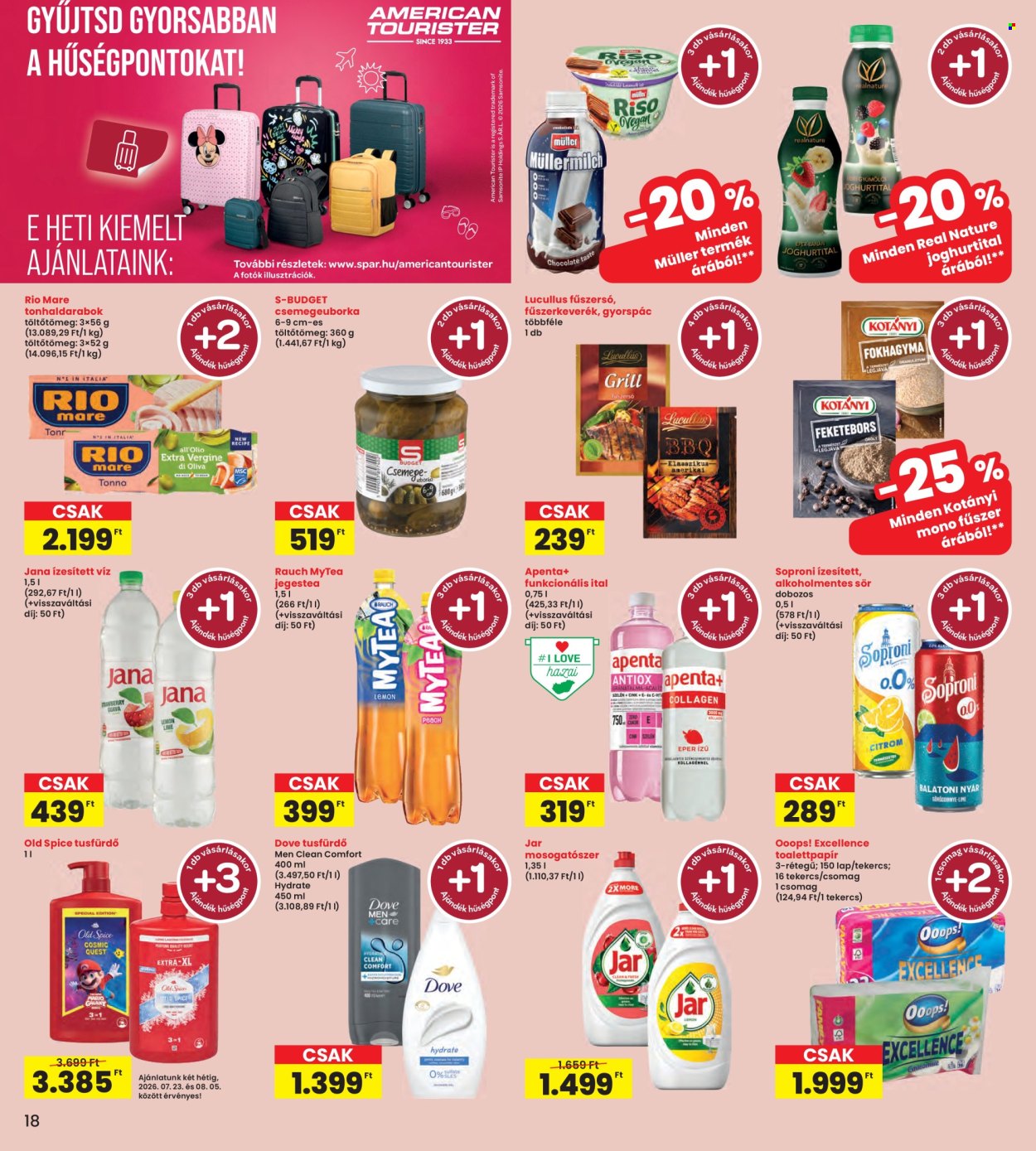 INTERSPAR akciós újság érvényes:  - 2026.07.23 - 2026.07.29. 18. oldal Oldal 18
