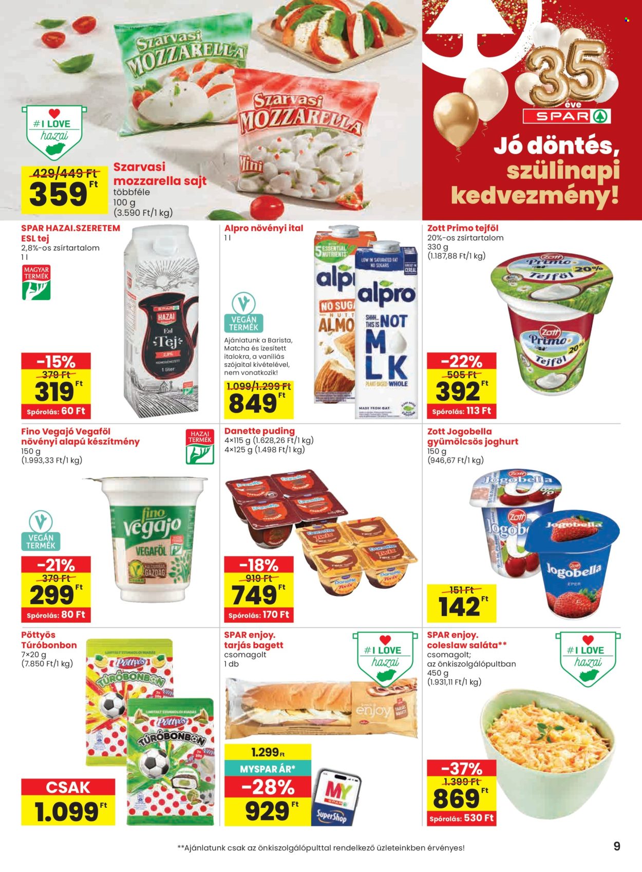 SPAR akciós újság érvényes:  - 2026.07.23 - 2026.07.29. 9. oldal Oldal 9