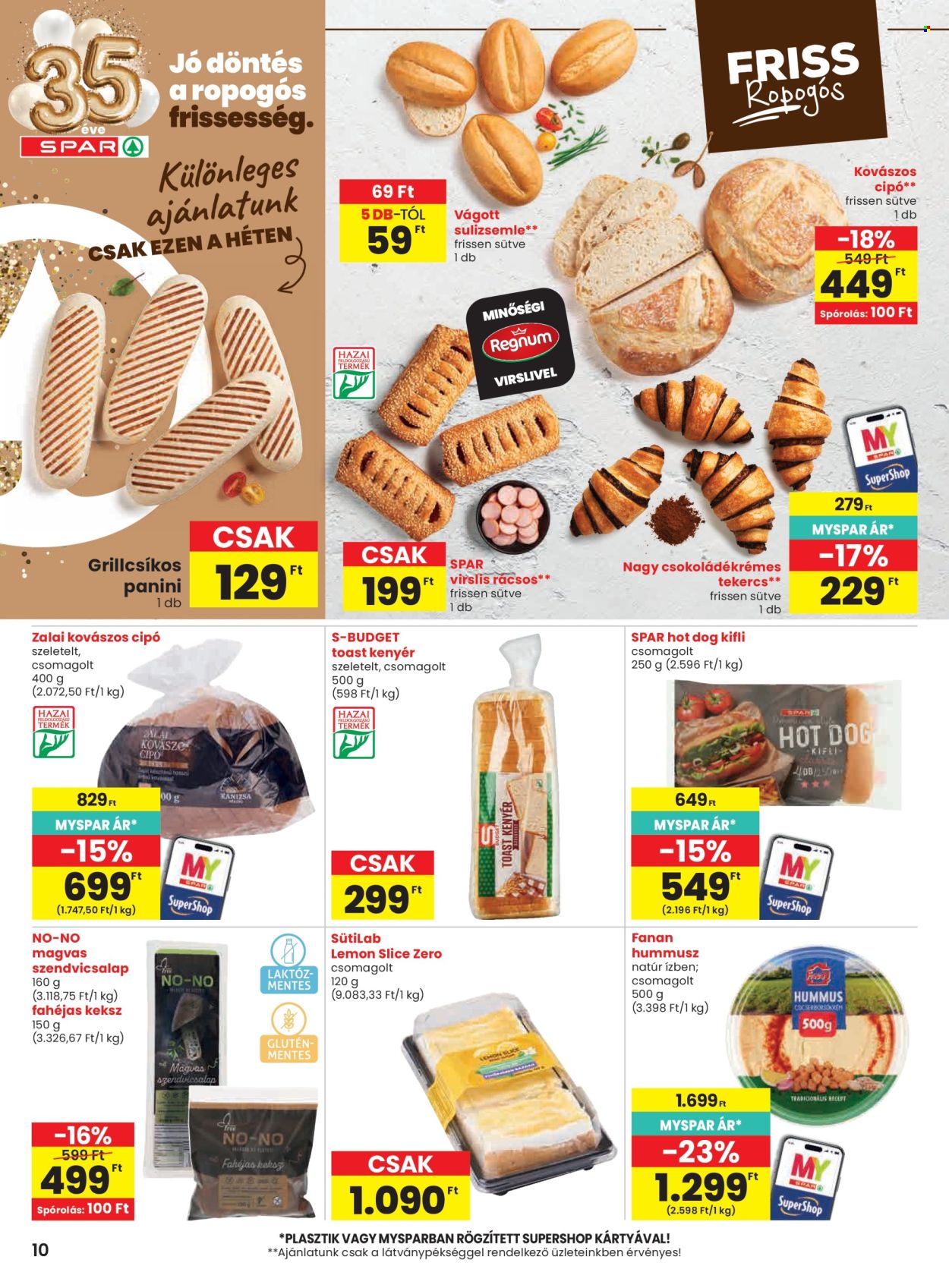 SPAR akciós újság érvényes:  - 2026.07.23 - 2026.07.29. 10. oldal Oldal 10