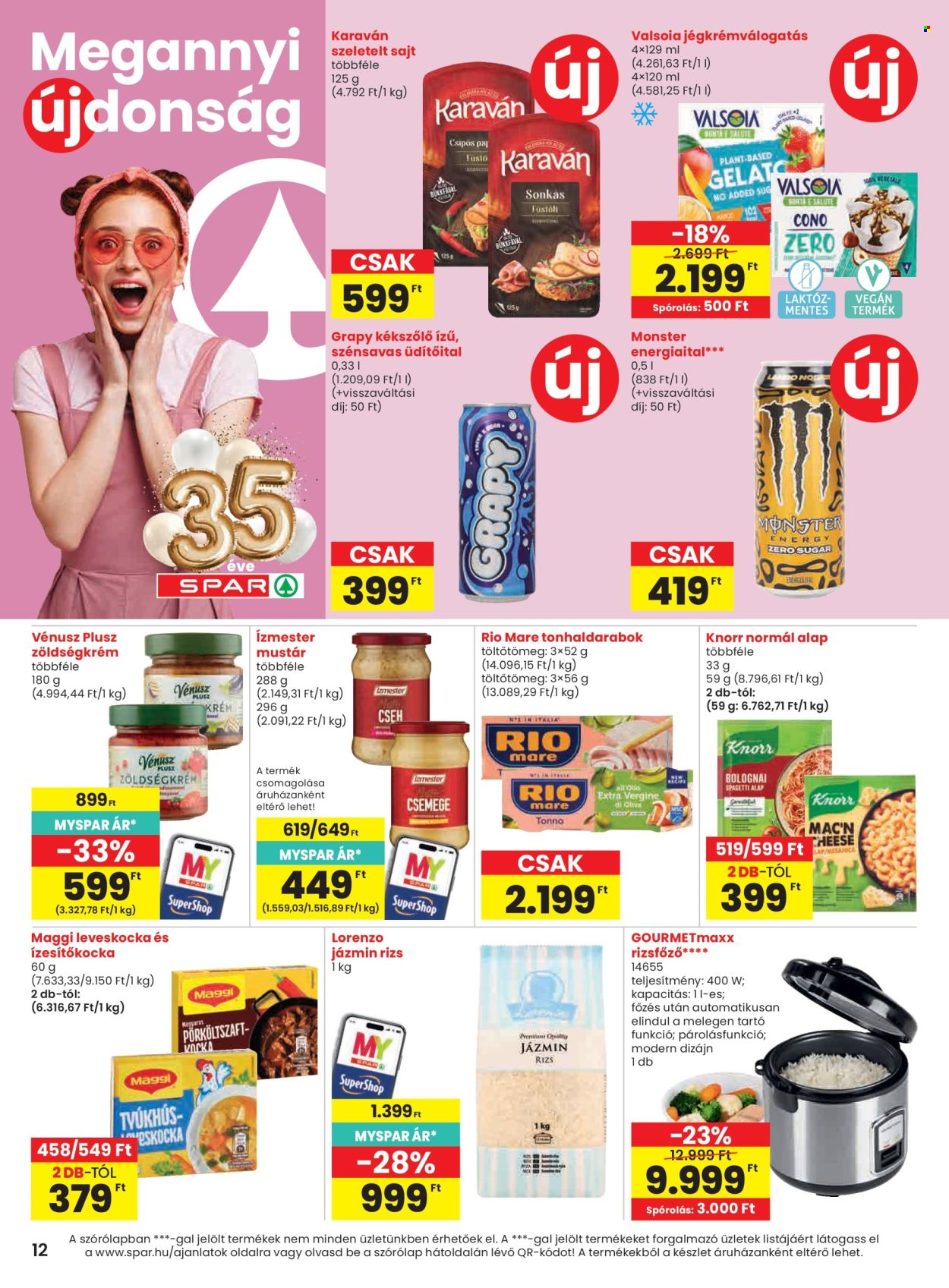 SPAR akciós újság érvényes:  - 2026.07.23 - 2026.07.29. 12. oldal Oldal 12