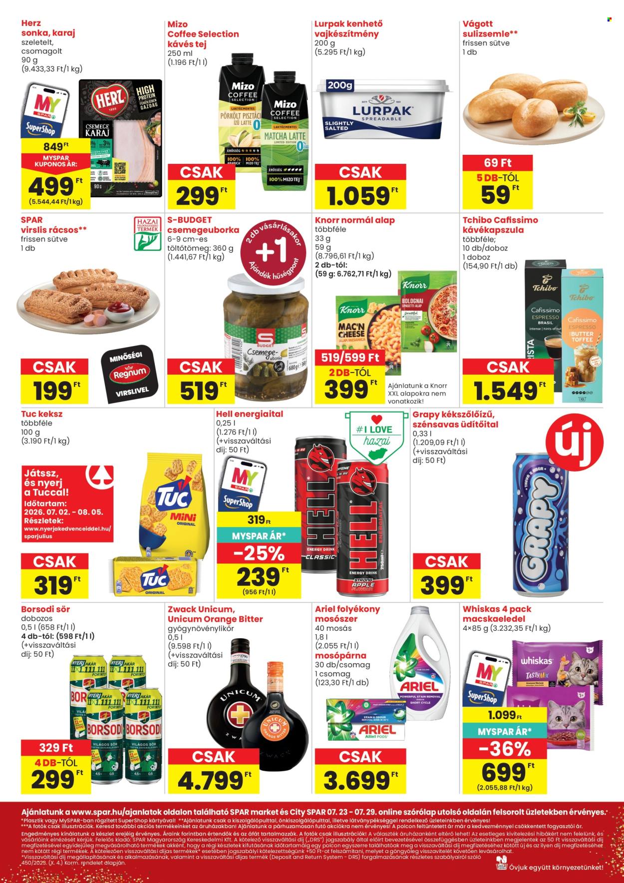 SPAR akciós újság érvényes:  - 2026.07.23 - 2026.07.29. 2. oldal Oldal 2