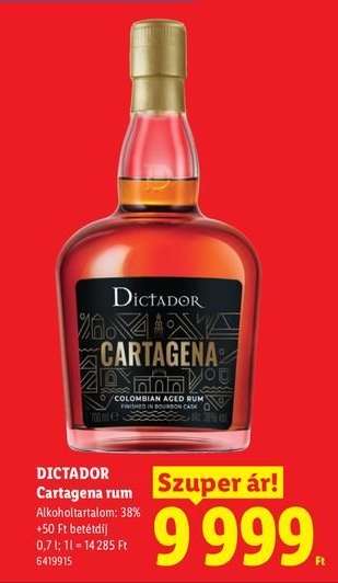 DICTADOR Cartagena rum