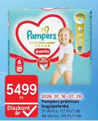 Pampers premium bugyipelenka