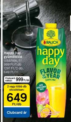 HAPPY DAY Gyümölcslé
