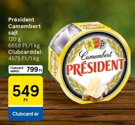 Président Camembert sajt