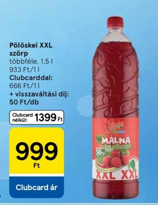Pölöskei XXL szörp