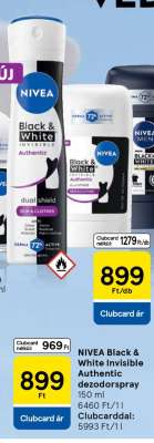 NIVEA Black & White Invisible Authentic dezodorspray