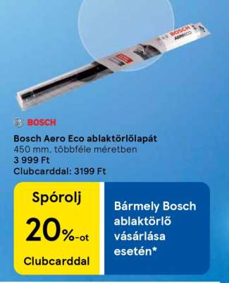 BOSCH AERO ECO ABLAKTÖRLŐLAPÁT