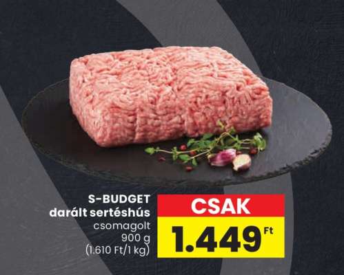 S-BUDGET darált sertéshús