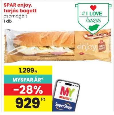 SPAR enjoy. tarjás bagett