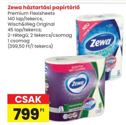 Zewa háztartási papírtörlő