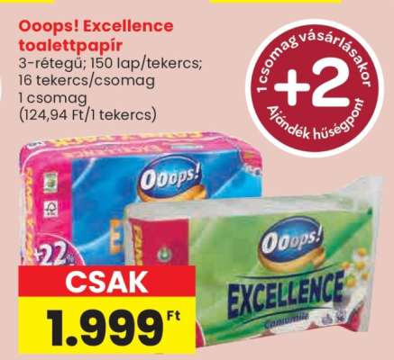 Ooops! Excellence Toalettpapír