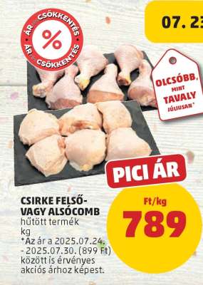 Csirke felső- vagy alsócomb