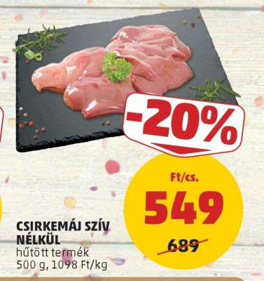 Csirkemáj szív nélkül