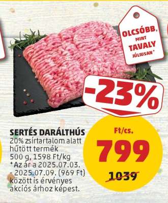 Sertés darálthús