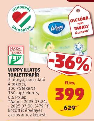 Wippy Illatos Toalettpapír