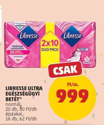 Libresse Ultra egészségügyi betét