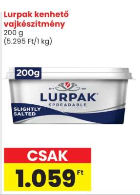 LURPAK Kenhető vajkészítmény