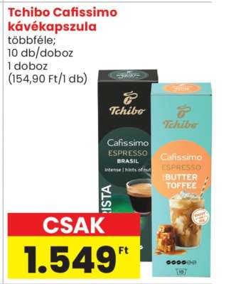 Tchibo Cafissimo Kávékapszula