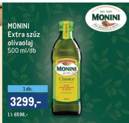 MONINI Extra szűz olívaolaj