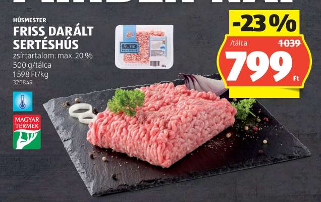 Friss, darált sertéshús