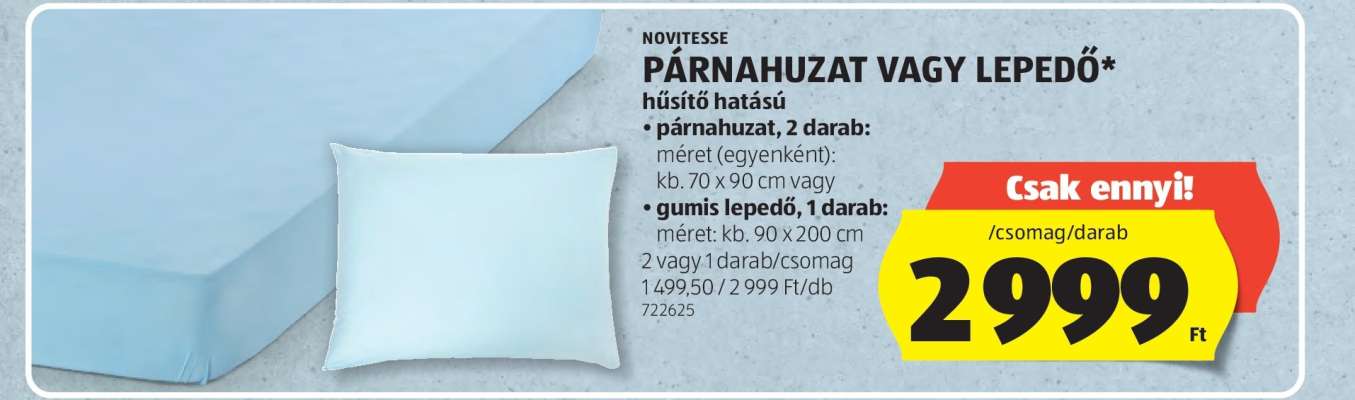 Párnahuzat vagy lepedő