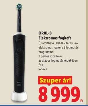 ORAL-B Elektromos fogkefe