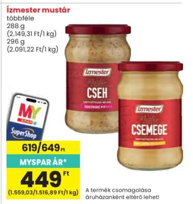 Ízmester mustár