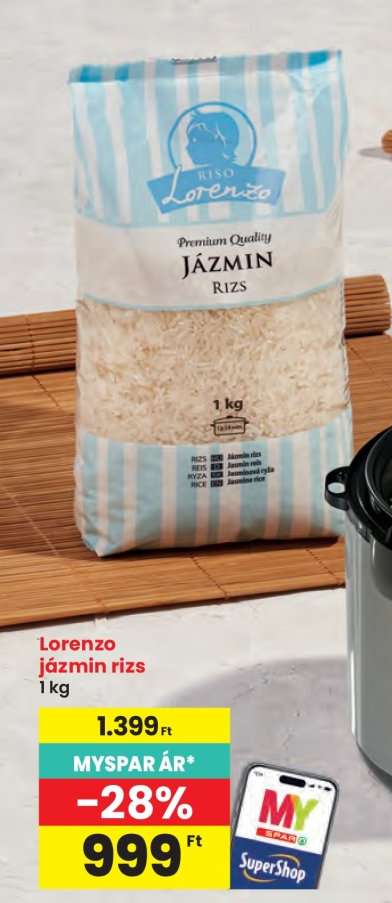 Lorenzo jázmin rizs