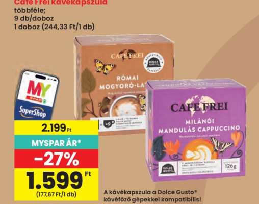 CAFE FREI Kávékapszula*