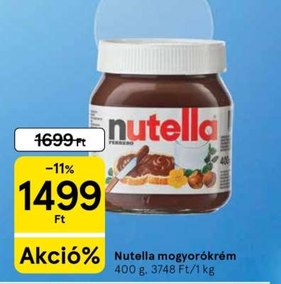 Nutella mogyorókrém