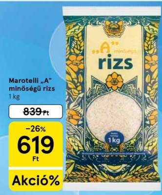 Marotelli „A” minőségű rizs