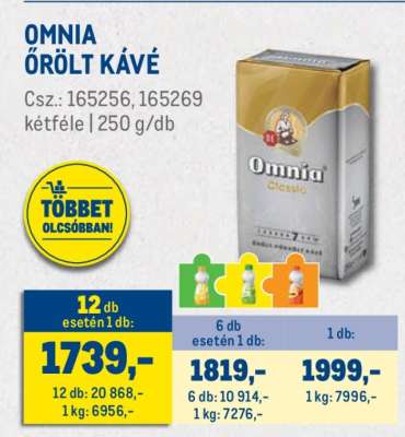 OMNIA őrölt kávé