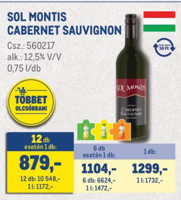 SOL MONTIS CABERNET SAUVIGNON