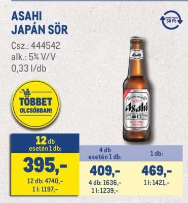 ASAHI JAPÁN SÖR
