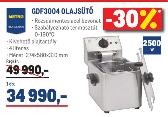 GDF3004 OLAJSÜTŐ