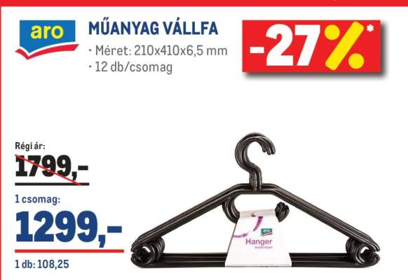 aro MŰANYAG VÁLLFA