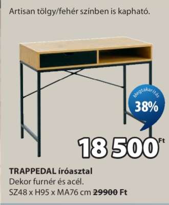 TRAPPEDAL íróasztal