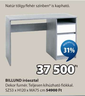 BILLUND ÍRÓASZTAL