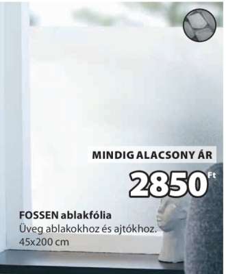 FOSSEN ablakfólia