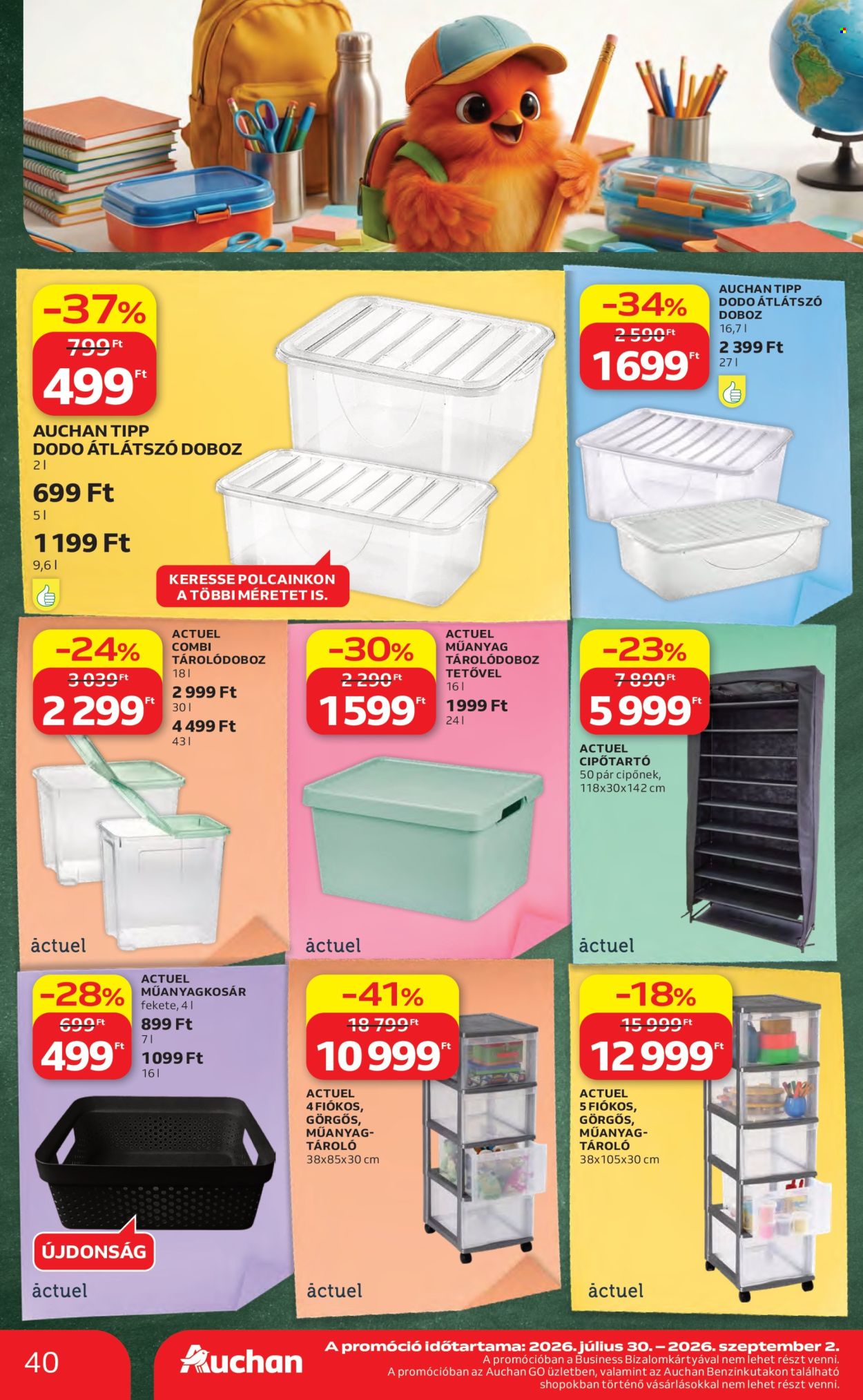 Auchan akciós újság érvényes:  - 2026.08.06 - 2026.08.19. 40. oldal Oldal 40