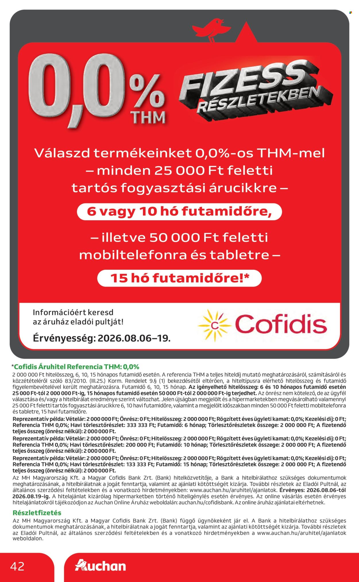 Auchan akciós újság érvényes:  - 2026.08.06 - 2026.08.19. 42. oldal Oldal 42